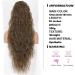 PORSMEER 28 Brown Long Beach Wave Ponytail Extension - Synthetic Drawstring Clip-In Hairpiece for Women - Buy Online on GoSupps.com