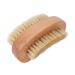 Nail Brush Wooden Toe and Fingernail Brush Double Sided Fingernail and Toenail Cleaning Brush for Men and Women