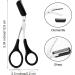 Wllhyf Eyebrow Shear Trimmers - 3 Pieces with Removable Comb | Professional Scissors for Men & Women | Premium Makeup Tool Accessories - Buy Online on GoSupps.com
