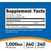 Nutricost Citric Acid 1000mg (1 Gram) 240 Capsules - Gluten-Free & Non-GMO - Buy Online on GoSupps.com