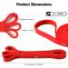 KK Resistance Bands - Red 15-35 lbs - Pull Up & Stretch Bands for Home Gym, Yoga & Physical Therapy - Buy Online on GoSupps.com