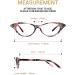 VISENG 4 Pack Cat Eye Spring Hinged Reading Glasses for Women - Fashionable Chic Readers +1.75 - Buy Online on GoSupps.com