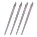 Metal Nail File (4 Pack) 8 Inches Long Stainless Steel Fingernail Files for Natural Nails Sharp Pointed Tip Curved Finger Nail Files Diamond Heavy Dudty Nail Filers Sapphire Grit