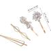 ifundom 16 Pairs rhinestone hair clip bobby pin Hairpin for Women rhinestone hairpins rhinestone barrette hair styling jewelry hair clamps barrettes round rhinestones bride zinc alloy - Buy Online on GoSupps.com