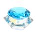FRCOLOR 1pc nail art crystal cup crystal cup glassware mini dappen dish Nail art liquid cup nail art pen holder Liquid Powder Container nail liquid dish with cover plate crystal art glass 7.5x6cm Blue