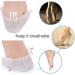 3 Pairs Professional Silicone Gel Toe Protectors | Forefoot Cushions for Ballet Pointe Dance Shoes - White - Buy Online on GoSupps.com