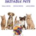 Interactive Snuffle Mat for Dogs - Dog Toy Ball Puzzle Feeding Foraging Mat - Stress Relief & Training for Small to Medium Pets 15cm - Buy Online on GoSupps.com