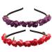 8 Wedding Rose Crown Headband - Perfect Holiday Party Headwear in Various Colors | International Shipping - Buy Online on GoSupps.com