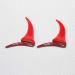 Red Demon Devil Horns Hair Clip Set for Halloween Party Decoration - Buy Online on GoSupps.com