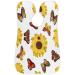 Sunflower Butterfly Ladybug Beard Bib Apron for Men - Non-Stick Waterproof Grooming Cape with Suction Cups | Perfect Gifts for Men - Buy Online on GoSupps.com