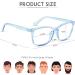 COOLOO Blue Light Blocking Gaming Glasses - Anti Glare, Headache & Eye Strain Relief with Blue Light Filter - Super Light Weight Fashion Design - Buy Online on GoSupps.com