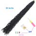 CLSFATION 36 Inch Faux Locs Crochet Braids Hair - 6 Pack Super Long Goddess Locs for Women - Pre-looped Synthetic Afro Roots Braid Collection - 1B - Buy Online on GoSupps.com