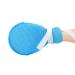 Fixed Restraint Gloves for Elderly | Anti-Scratch Non-Sterile Palm Protectors with Soft Plate Strap (Blue) - International Shipping Available - Buy Online on GoSupps.com