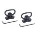 Toopmount M-LOK QD swivel adapter with rotatable locking rapidly rotating lock push button 1.33 "loop base for tactical picatinny rail 2-pack pack