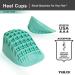 Tuli's Heavy Duty Heel Cups for Sever's Disease & Plantar Fasciitis - 2 Pairs, Made in USA - Buy Online on GoSupps.com