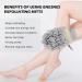ENESNES 2-in-1 Exfoliating Glove for Body Scrubbing and Dead Skin Removal - Beige - Buy Online on GoSupps.com