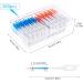 200 Interdental Brushes - Silicone Dental Brushes with Box | Portable Dual-House Floss Sticks for Effective Tooth Cleaning - Green Orange Blue - Buy Online on GoSupps.com