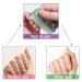 Handle Grip Nail Brush - Fingernail and Toe Cleaning Brushes for Men and Women - 6 Pack (Multicolor) - Buy Online on GoSupps.com