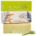 CA MIA - 100% Handmade Organic Lemongrass Soap | Natural Bath Soap | Detoxifies Clarifies the Skin & Remove Skin Impurities | Free of Chemicals Plastic Artificial Fragrance and Sulfates | 125 Gm