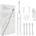 Buy Electric Toothbrush - USB Rechargeable 6 Brush Heads Smart Timer IPX7 Waterproof - Deep Clean Toothbrush (White) - International Shipping Available - Buy Online on GoSupps.com