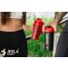 JEELA SPORTS 2 Pack Protein Shaker Bottles - 24 Oz Blender Shaker Cups with Shake Ball - Dishwasher Safe, Ideal for Protein Mixes, Pre & Post Workout Shakes - Gym Red/Black - Buy Online on GoSupps.com
