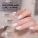 GAOY Sheer Light Pink Gel Nail Polish Set - 16ml Soak Off UV Gel in Milky White & Milky Pink for DIY Nail Art at Home - Buy Online on GoSupps.com