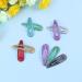 Frcolor 50 Pieces Glitter Snap Hair Clips for Girls & Toddlers - Mixed Colors | High-Quality International Shipping - Buy Online on GoSupps.com