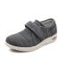 Swollen Feet Diabetic Edema Boots Slippers Mens Adjustable Closure Lightweight Breathable Diabetic Shoes Diabetic Walking Shoes Swollen Feet Shoe for Grandfather Grandmother 7.5 Gris