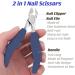 GIMIRO 2 in 1 Nail Clippers Paronychia Nail Clippers Cut Thick and Hard Nails Nail Scissors - Buy Online on GoSupps.com