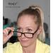 Eyekepper Vintage Style Reading Glasses +1.5 Clear Lens - Classic Black-Brown Spring Hinges - Buy Online on GoSupps.com