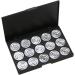 Didiseaon 15 Empty Cosmetic Case Travel Makeup Case Empty Eyeshadow Palette Estuche De Maquillaje Silver - Buy Online on GoSupps.com