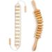 Heethycool 2 PCs Anti Cellulite massage massage roller roller therapy massage tools Maderoterapia kit lymphatic drainage massage device made of wood massage scooter stick & scooter rope