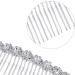 Zeayebsr Silver Rhinestone Hair Side Comb Flower Crystal Hair Clip Wedding Hair Comb Bridal Hair Comb French Women and Girls Hair Accessories - Buy Online on GoSupps.com