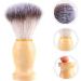 Doitool Vintage Shaving Brush with Wooden Handle - Portable Beard Grooming Tool | Synthetic Fiber Roof Hair Brush for Men s Personal Care - Buy Online on GoSupps.com