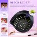 Timpou 280W Professional Nail Lamp | Fast Drying LED+UV Dual Light Source with 66 Lamp Beads and Timer Function - Buy Online on GoSupps.com