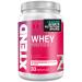 Xtend whey protein powder 30 portions strawberries and cream |20g protein per portion for relaxation after training and muscle growth |Muscle cultivation supplements