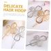 FRCOLOR 8 Sets Hairpin metal hair clips for women medium hair clips for women hair barrettes hair clips metal womens hair accessories tiaras for girls bun clips Miss alloy modeling tool - Buy Online on GoSupps.com