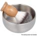 Healifty Stainless Steel Shaving Bowl with Lid | Shaving Soap Bowl for Shop & Bathroom | 11x11x6.5 cm - International Shipping Available - Buy Online on GoSupps.com