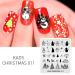 KADS Nail Art Stamping Plate Christmas Elk Snowman Bell Balloon Christmas Tree Nail Image Plate (CH011)