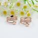 Cigmag 2PCs Lymphatic Drainage Magnetic Finger Rings for Women - 99% Pure Copper Adjustable & Gift Box (Rose Gold Heart) - Buy Online on GoSupps.com