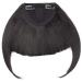SEGO Clip-in Pony Hairpiece Extensions - Realistic Dark Black Fringe Bangs One Piece Front Hair Extension for International Shipping - Buy Online on GoSupps.com
