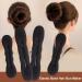 7pcs Hair Bun Maker Bun Makers for Hair Magic Bun Hair Donut Black Small Hair Doughnut Maker Sponge Hair Foam Hair Updo Tools Hair Style Hair Styling Accessories for Girls Women(Black) - Buy Online on GoSupps.com