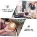 Zerodeko Glass Cup 2pcs Home Durable Office Milk Latte Multi-Functional Thicken Practical Cup Coffee Glass Drinking Whitex2pcs 6.8X6CMx2pcs - Buy Online on GoSupps.com