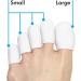 8 pc Gel Toe Cap Silicone Toe Protector Toe Guards Cushion for Corn Callus (8 Large (White)) - Buy Online on GoSupps.com