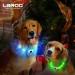 Laroo LED Dog Collar - USB Rechargeable Night Safety Luminous Collar for Small Medium Large & Long-Haired Dogs - 3 Modes 65cm x 2.5cm Blue - Buy Online on GoSupps.com
