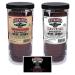 Old Trapper Double Eagle Beef Jerky Old Fashioned & Peppered - Pack of 2 with Bonus Old Trapper Magnet by Lyza's Sweets & Treats