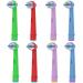 8er frezahn kids attached brushes compatible with oral b children electrical toothbrush extra soft bristles for sensitive gums small round toothbrush heads