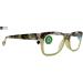 Aya Premium Reading Glasses | High-End Fashion Readers +1.25 to +4 Magnifiers | Square Green & Black Tortoise Optical Frame | Shop Internationally - Buy Online on GoSupps.com