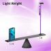 BeneCane Women's Folding Walking Cane with LED Lights | Quad Cane for Men | Stable Lightweight Design | Adjustable Purple Walking Stick - Buy Online on GoSupps.com