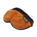 Dream Essentials Utopia Luxury Plush Sleep Mask Handmade in the USA Breathable Cotton Adjustable Wide Headband Men and Women Nose Bridge for Light Block Travel Yoga Meditation (Tie Dye Orange)